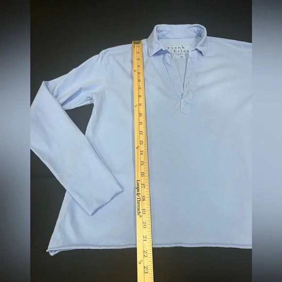 NWOT! Frank & Eileen | Patrick Henley | Saltwater Blue Heritage Jersey | XS - Picture 6 of 8